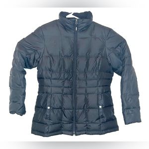 Eddie Bauer Men's XL Goose Down Puffer Jacket - Black